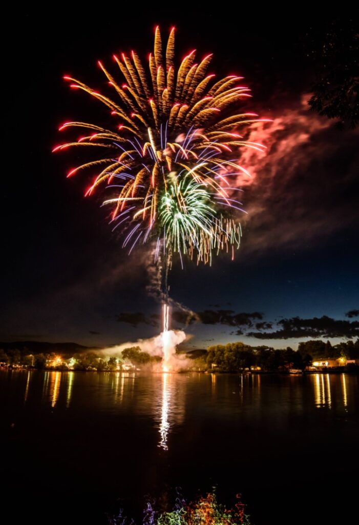 Fireworks Over Lake Darbonne Tour Union Parish