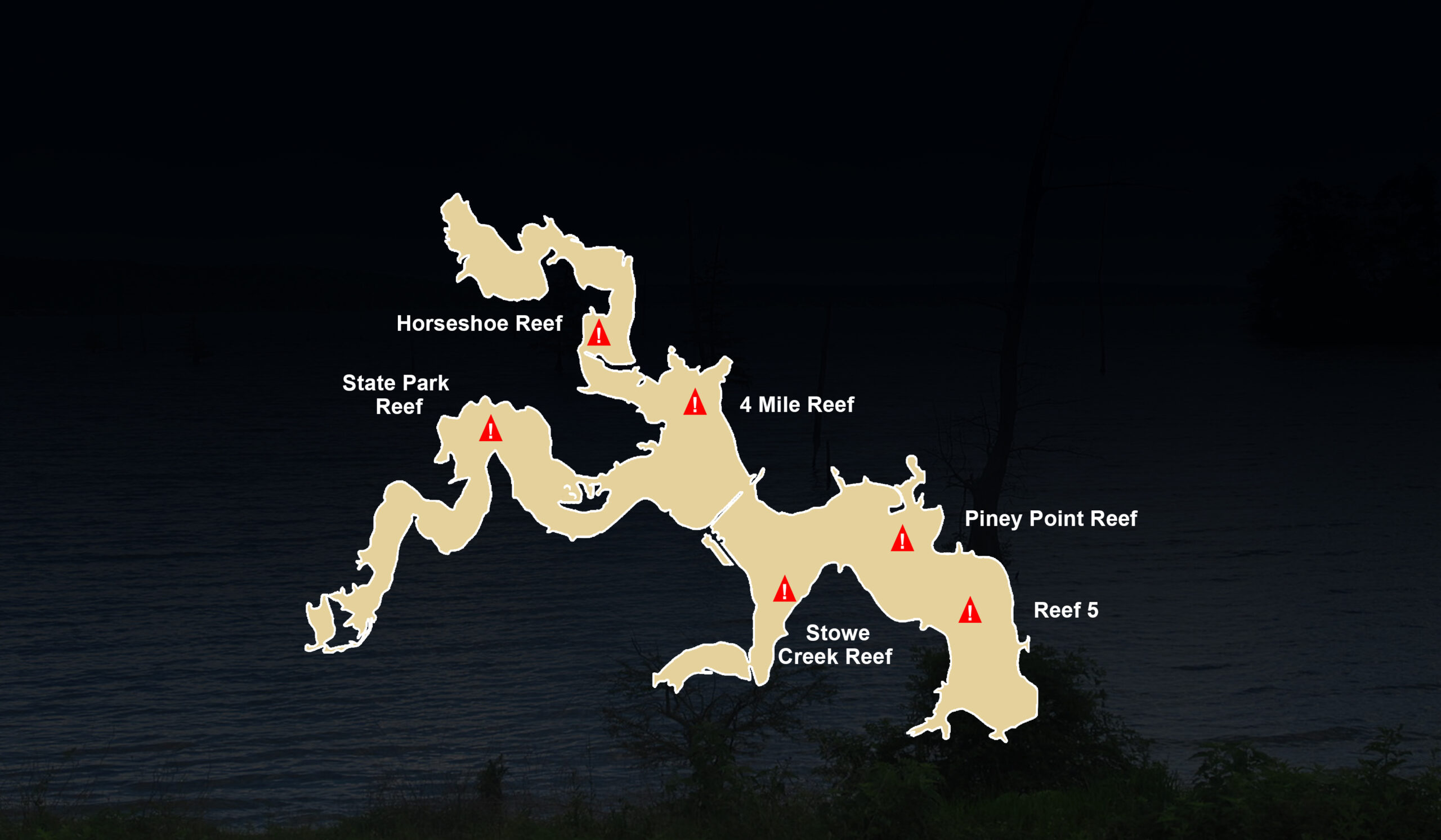 Louisiana state reefs | union parish reefs | union parish reef locations